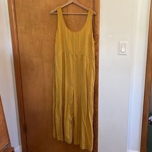Patagonia Garden Island Jumpsuit Yellow Size L EUC Worn Once!